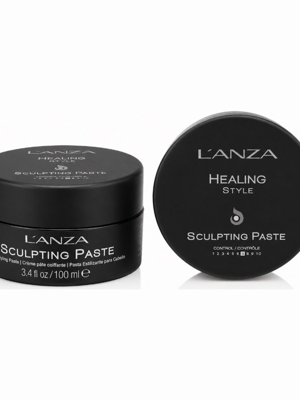 L’ANZA Healing Style Sculpting Paste 3.4 fl oz / 100 ml Hair Styling Paste Duo